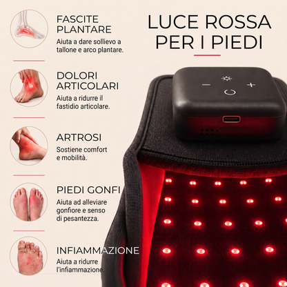 Plantaris™ Pantofole con Luce Rossa